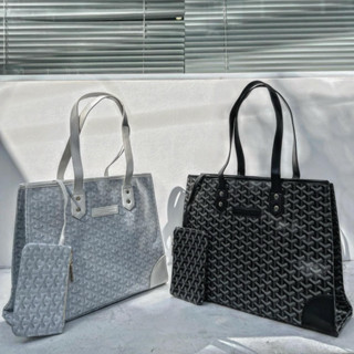 ( Chính Hãng ) Túi Tote Edmond Masion Monogram form rộng ( 38x30x15 )