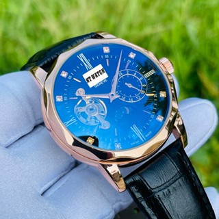 Đồng Hồ Nam RLEX Viền Vát Automatic Chống Nước Tốt Chạy Full Kim (Bảo Hành 2 Năm)