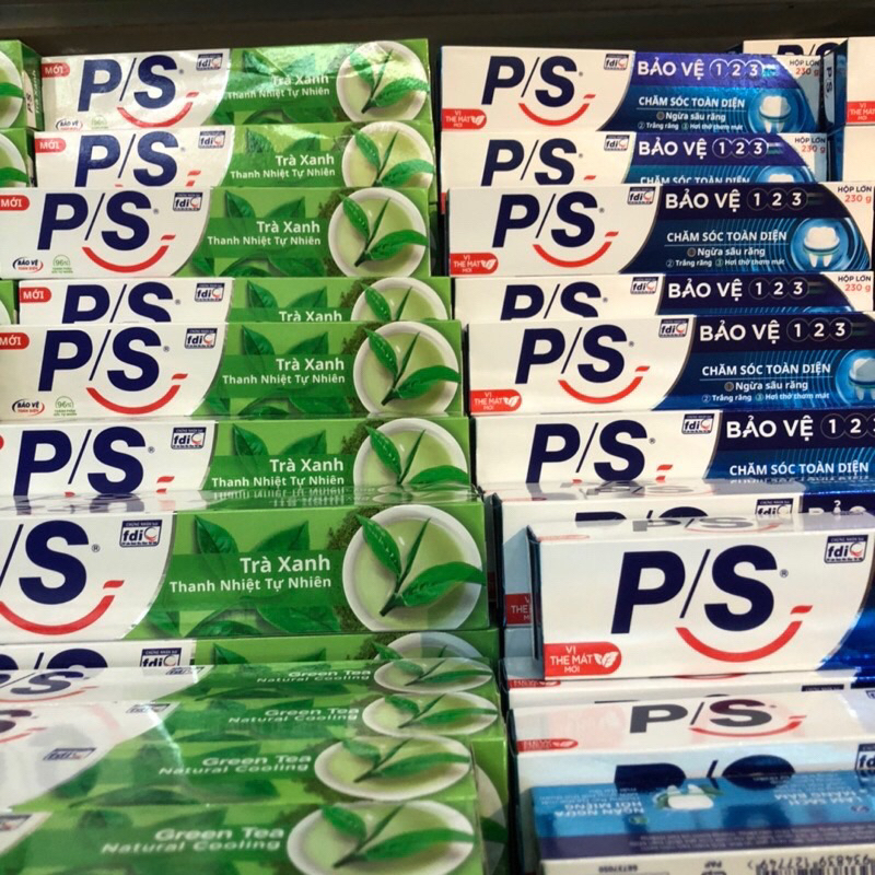 kem đánh răng ps bảo vệ 123 chăm sóc toàn diện 180g