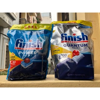 Viên rửa bát Finish Quantum all in one 100 viên - Finish All in 1 là dòng sản phẩm cao cấp