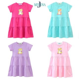 Váy Bé Gái 2 Tầng, Váy cho bé 13 - 38 kg MEEJENA  100% COTTON 3178 - BAO ĐỔI TRẢ