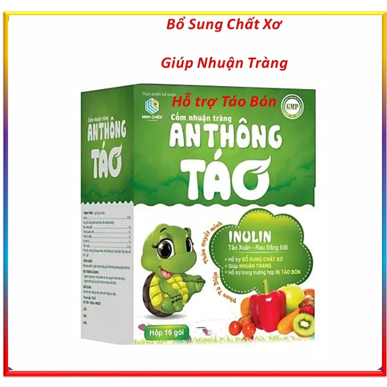 Viên Uống Thông Táo Nhuận Tràng Cốm nhuận tràng An Thông Táo hỗ trợ  bị táo bón Khó đại tiện do nguyên nhân Khác -16 gói