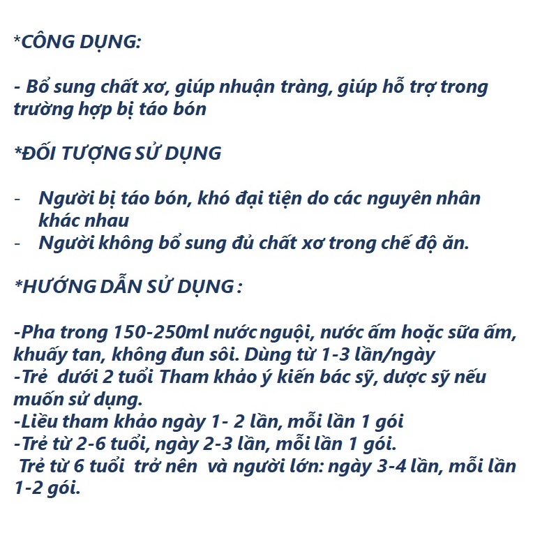 Viên Uống Thông Táo Nhuận Tràng Cốm nhuận tràng An Thông Táo hỗ trợ  bị táo bón Khó đại tiện do nguyên nhân Khác -16 gói