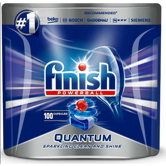 Viên rửa bát chén Finish Quantum  100 viên (Nk Đức )
