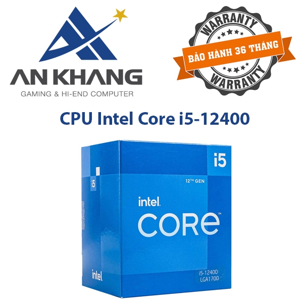 CPU Intel Core i5 12400 - Hàng Chính Hãng