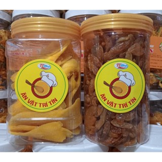 500g xoài sấy dẻo, 500g nho khô