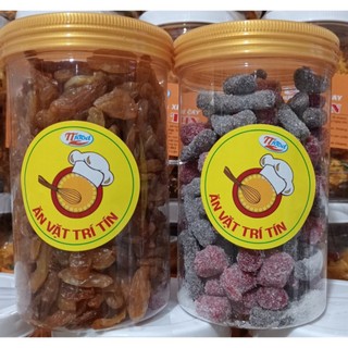 500g nho khô, 500g mứt dâu