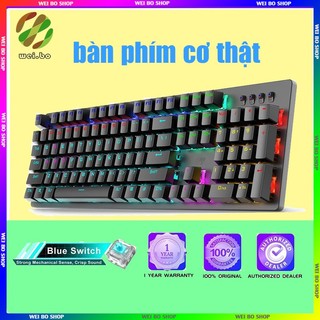 Bàn phím cơ Bàn Phím Máy Tính Bàn phím cơ có dây với ánh sáng nền đa sắc sử dụng máy tính bàn laptop