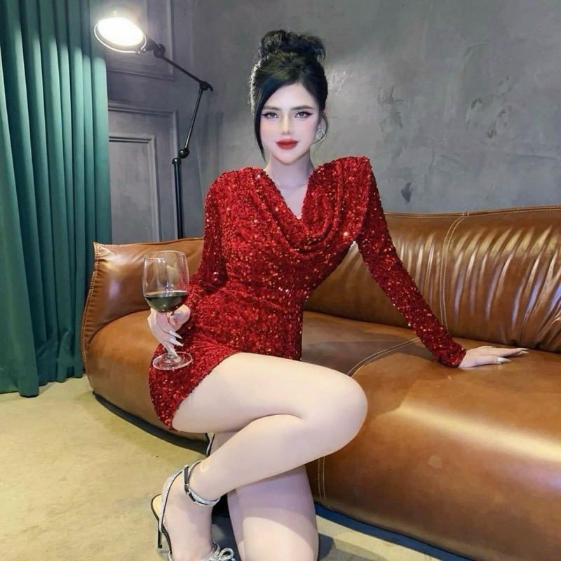 Đầm body TRIPBLE T DRESS ngắn mini siêu tôn dáng - Free size