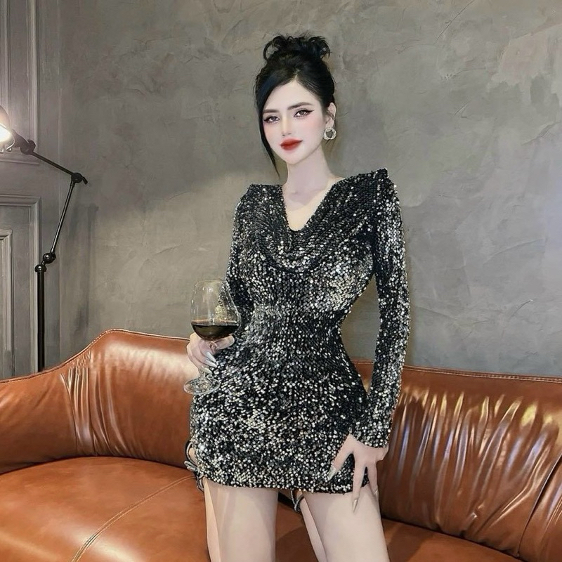 Đầm body TRIPBLE T DRESS ngắn mini siêu tôn dáng - Free size