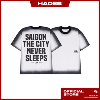 ÁO THUN UNISEX SLEEPLESS SAIGON TEE 100% COTTON - HADES BRAND CHÍNH HÃNG