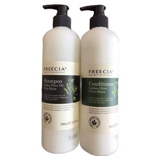 Bộ dầu gội - xả siêu dưỡng ẩm Freecia Golden Olive Oil 500mlx2