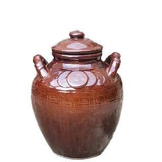 Chum sành gốm sứ Bát Tràng 30 lít - đựng rượu, gạo nâu