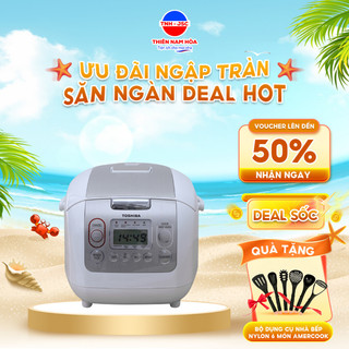 Nồi cơm điện đa năng TOSHIBA 1L 10NMFVN (WT) - Bảng điều khiển điện tử - Bảo hành chính hãng 12 tháng