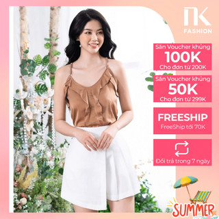 Quần Giả Váy NK Fashion Thiết Kế Phong Cách Hiện Đại, Cá Tính, Chất Liệu Vải Nhập Hàn Cao Cấp, Thoáng Mát NKQU2205002