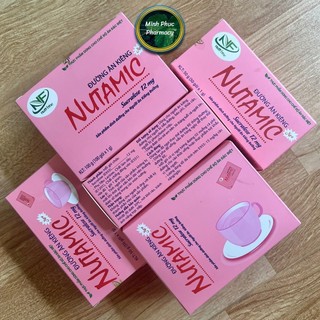 Đường ăn kiêng chính hãng nutamic hộp 100 gói