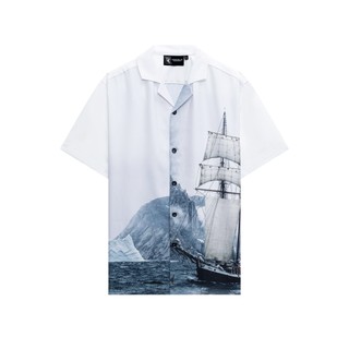 Áo sơ mi unisex cuban shirt in hình băng trôi TeeHolic