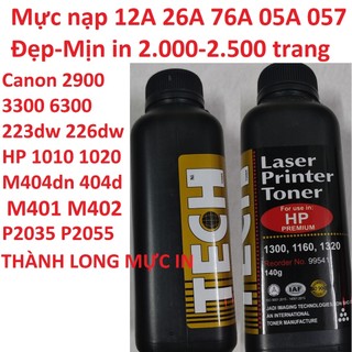 Mực nạp 12A 26A 05A 49A 76A 87A 80A CRG 041 052 057 Canon 2900 3300 6300 214dw 426dw 223dw HP M402 2055 M401 1020 1160