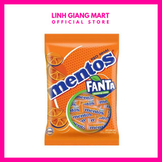 Mentos fanta - kẹo nhai hương cam - gói 240g