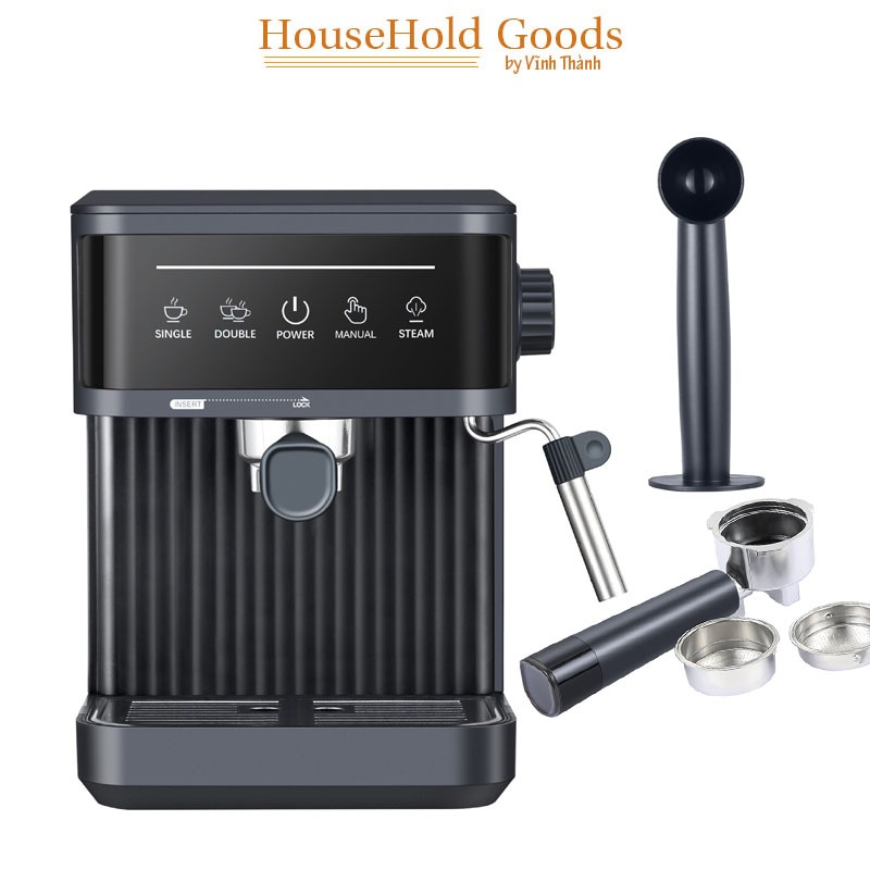 Máy Pha Cà Phê Bán Tự Động Gia Đình Công Suất 850W - 15Bar