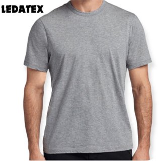 Áo thun nam; áo lót nam trơn tay ngắn LEDATEX chất cotton đông xuân mềm mát ; cổ tròn form rộng