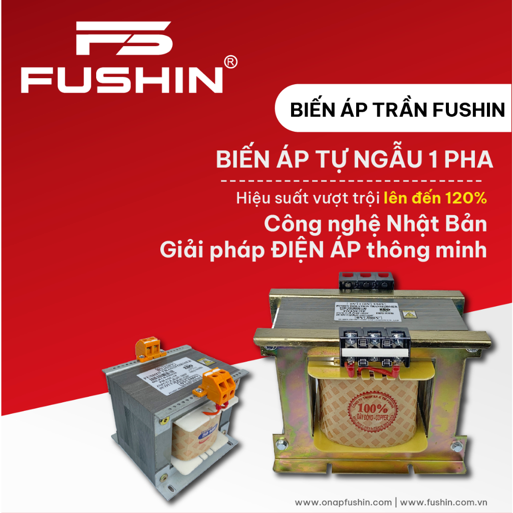 Biến áp tự ngẫu 380V ra 220V 5.5KVA (25A)