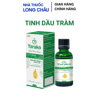 Tinh dầu tràm YARAKO - Giúp giữ ấm cơ thể, làm dịu vết muỗi đốt, an toàn với trẻ nhỏ