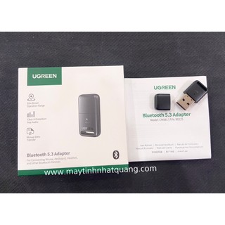 Thiết bị USB thu phát Bluetooth 4.0 / 5.0 / 5.3 Ugreen cho máy tính laptop