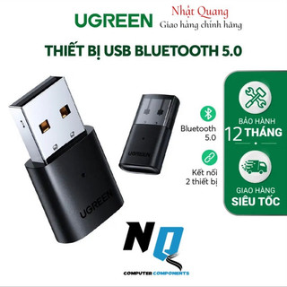Thiết bị USB thu phát Bluetooth 4.0 / 5.0 / 5.3 Ugreen cho máy tính laptop