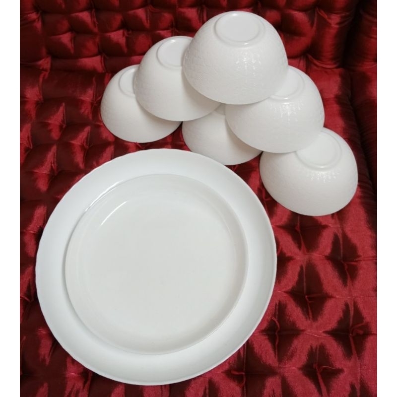 Bô chén dĩa thủy tinh opal Luminarc cao cấp - chén dĩa thủy tinh opal