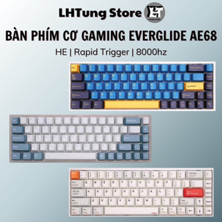 [SẴN GIAO NGAY] Bàn phím cơ gaming Everglide AE68 HE | Rapid Trigger | 8000hz