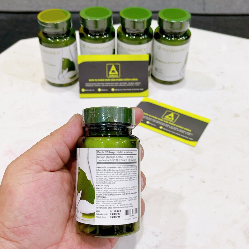 Nuskin Bioginkgo 27/7 Nuskin thực phẩm hổ trợ sức khoẻ