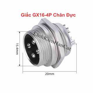 Giắc gx16-4p chân đực
