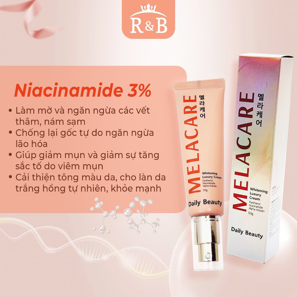 Kem nám Hàn Quốc Daily Beauty Melacare Whitening Luxury Cream R&B