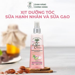 Xịt Dưỡng Tóc Chiết Xuất Sữa Hạnh Nhân và Sữa Gạo Le Petit Olivier 150ml