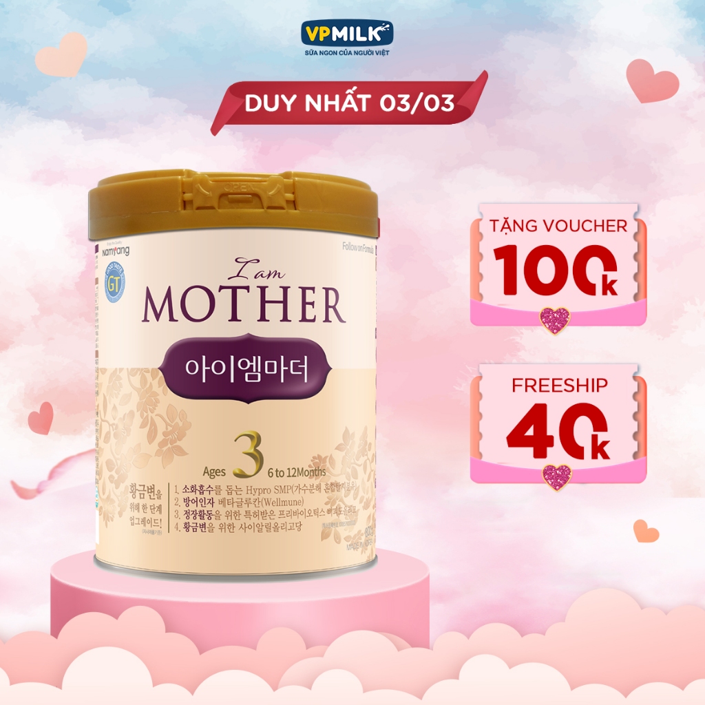[DATE 07/2024] Sữa bột Namyang I Am Mother 3 800g