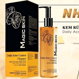 KEM RỬA MẶT KHÔNG BỌT MAGIC SKIN DANH CHO DA MỤN