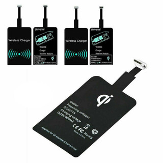 Miếng Dán Hỗ Trợ Sạc ko dây Chuẩn Qi Đầu Android/Type-C/ip