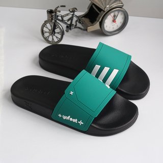 Dép nam nữ quai ngang kẻ sọc LOGO dép XT YOFEET