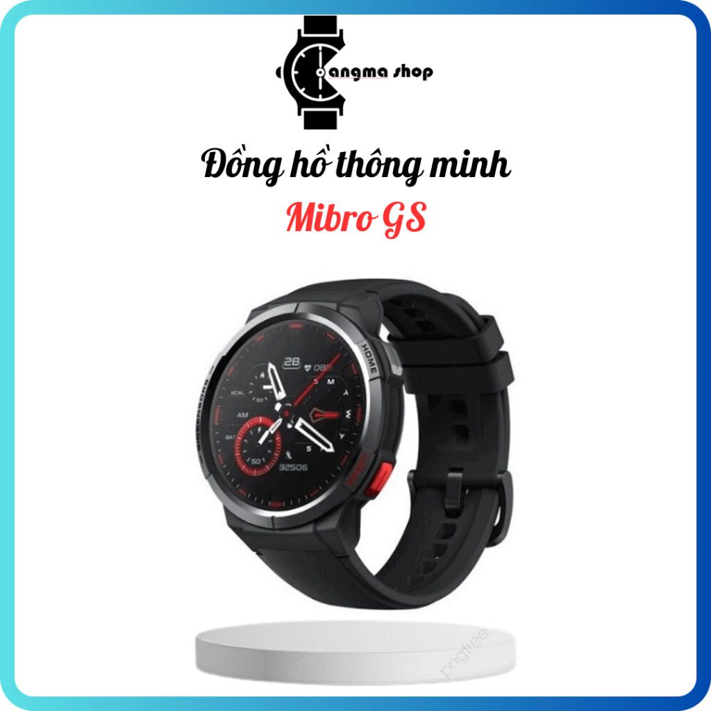 Đồng Hồ Thông Minh Mibro GS Pro - Định Vị GPS, Chống Nước Chuẩn 5ATM