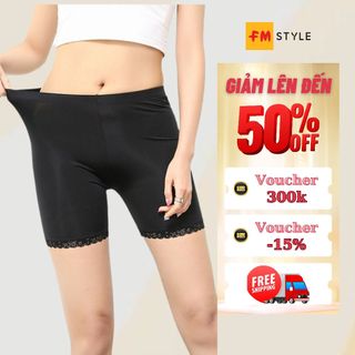 Quần mặc trong váy FMSTYLE co giãn đa chiều, đàn hồi tốt, phụ kiện đầm váy, size dưới 60kg 205290028