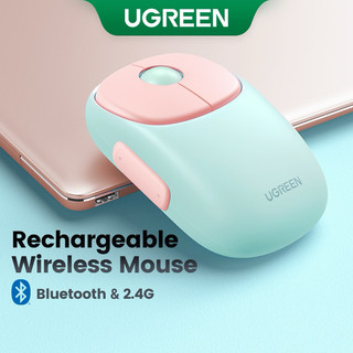 Chuột bluetooth không dây ugreen 2.4g 4000 dpi cho macbook tablet laptop pc - hàng chính hãng
