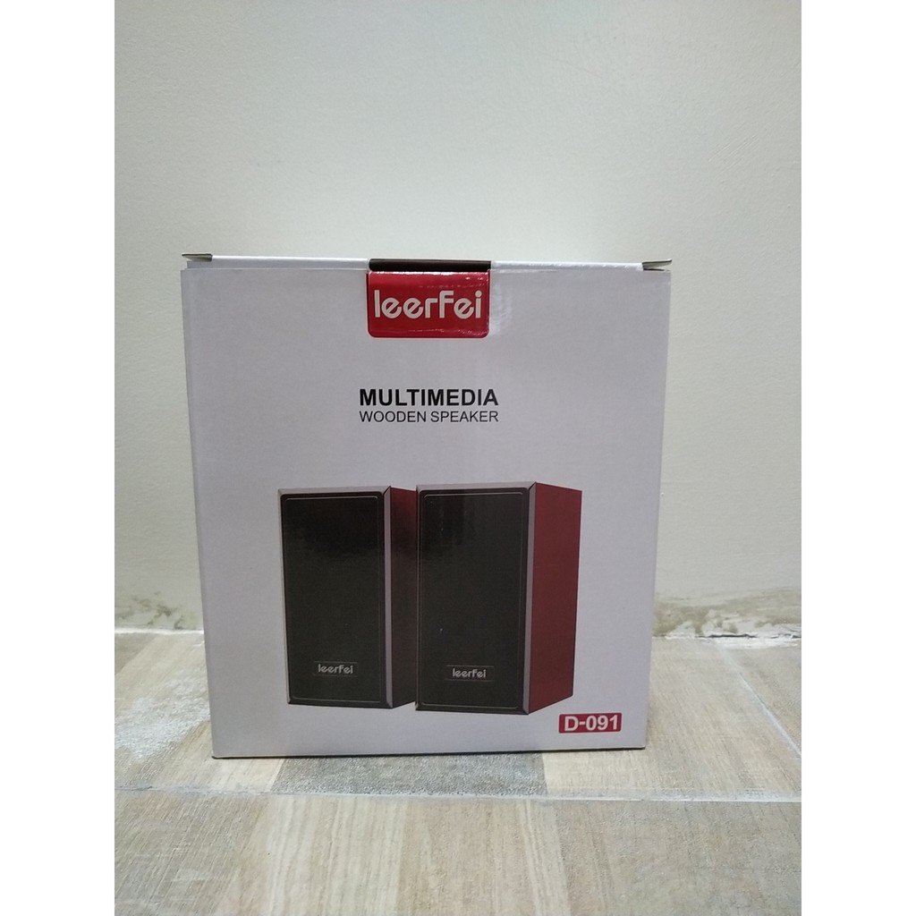 Loa vi tính LeerFei D-091 vỏ gỗ