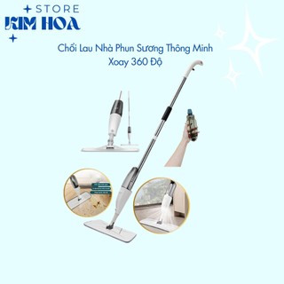 Chổi Lau Nhà YUNOZA Thông Minh Phun Sương - Cây Lau Nhà Phun Sương Xoay 360 Độ Tiện Ích
