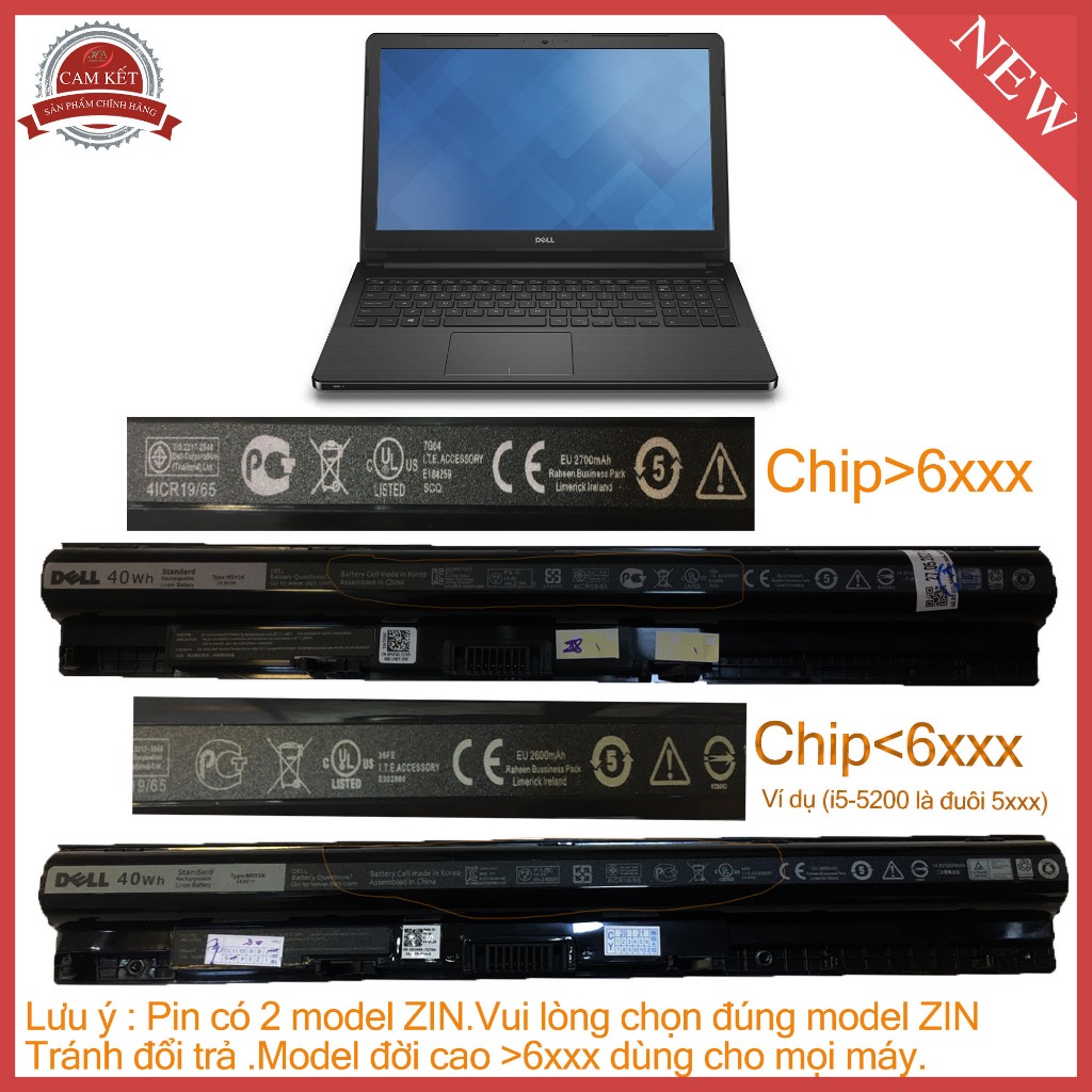 Pin Sạc dell Vostro 15 3568