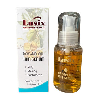 Tinh dầu dưỡng bóng phục hồi tóc hư tổn Argan Oil Lusix 50ml