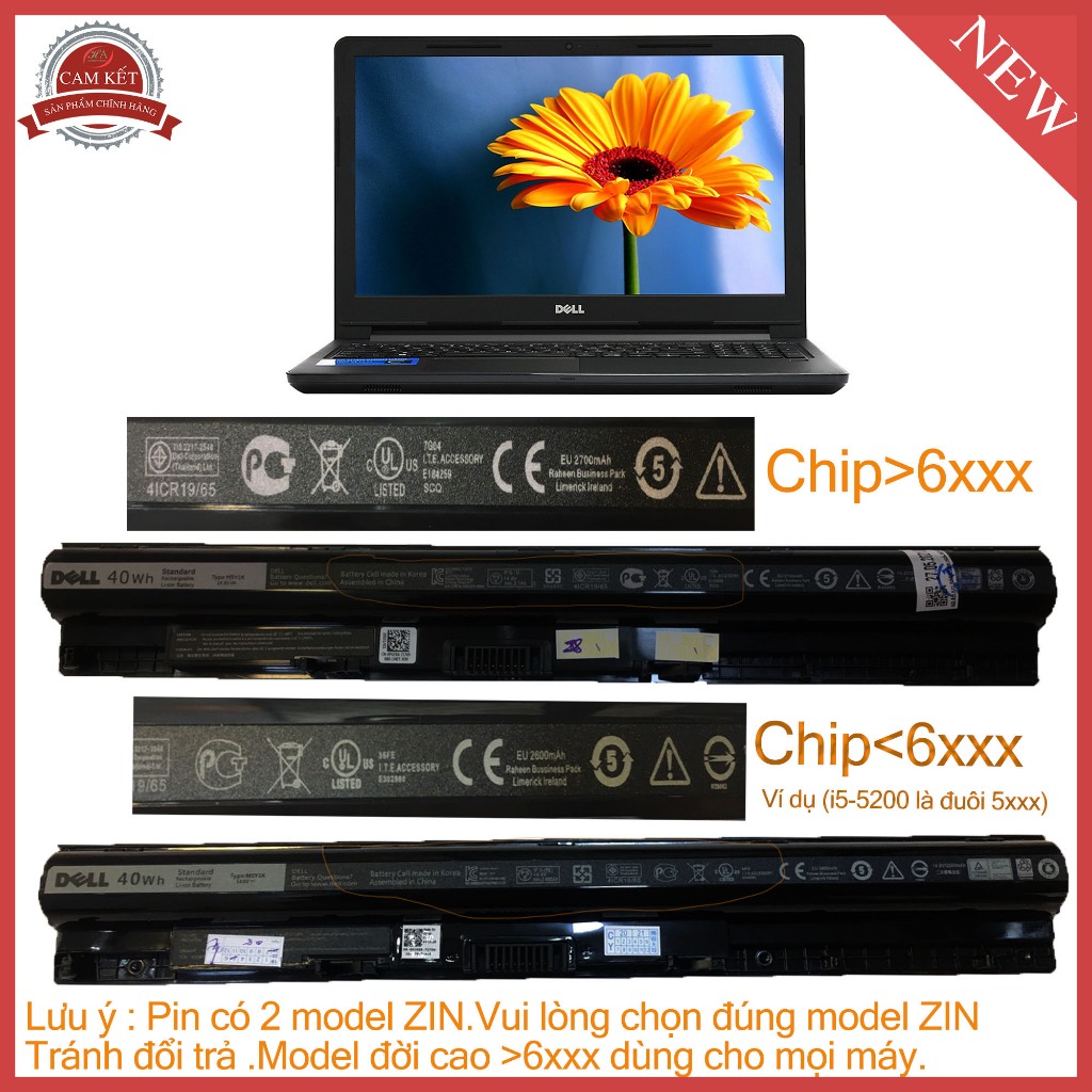 Pin Sạc dell Vostro 3578