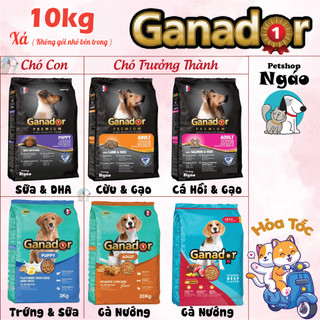 Ganador - fib's 10kg : thức ăn cho chó con & trưởng thành __