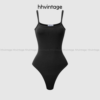Áo bodysuite nữ hai dây basic ôm body NEW I Hhvintage