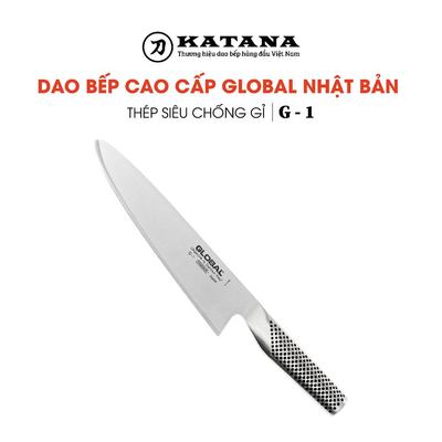 Dao bếp Nhật cao cấp Global G1 Slicer - Dao thái lát (210mm)